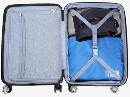 Misslo Portable Nylon Travel Shoe Bags with Zipper Closure Large Shoes Storage Organizers Pouch for Travel Accessories (4 Packs, 15 inch)