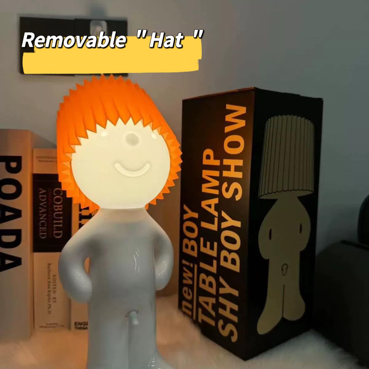 Bedside Night Light, shy man lamp， Birthday Christmas G-ifts for Boyfriend Girlfriend, Funny Anniversary Gag Gifts, Husband Wife G-ifts, White Elephant Gifts for Adults,White Elephant Gifts for Adults