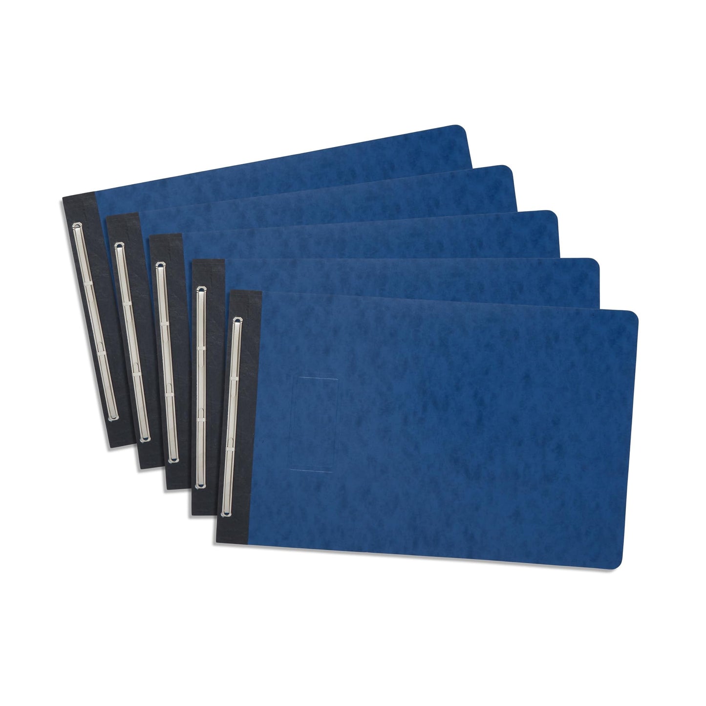 Blue Summit 10 Pressboard Report Covers with Fasteners, 11x17 Folders for Blueprints, 11x17 Binder, 3” Capacity, Navy Blue, 10 Pack