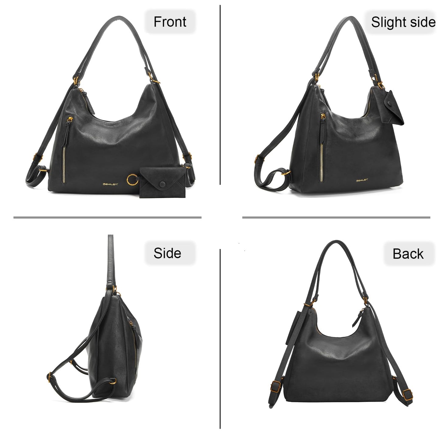 Women Hobo Bag Faux Leather Tote Handbags Clutch Purses Fashion Crossbody Bag Shoulder Bags