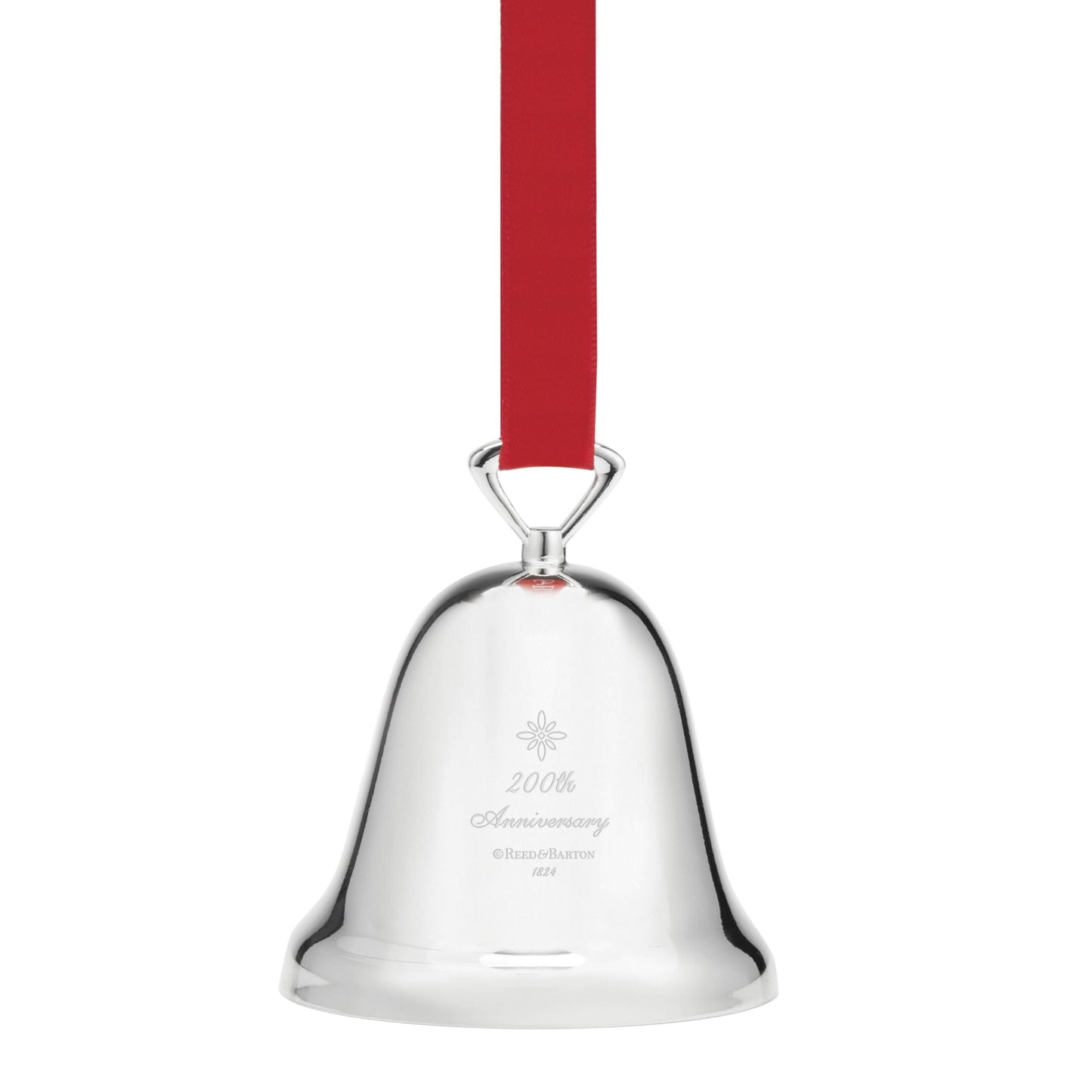 Reed & Barton 895958 2024 Annual Silverplate Christmas Tree Bell, Ornaments