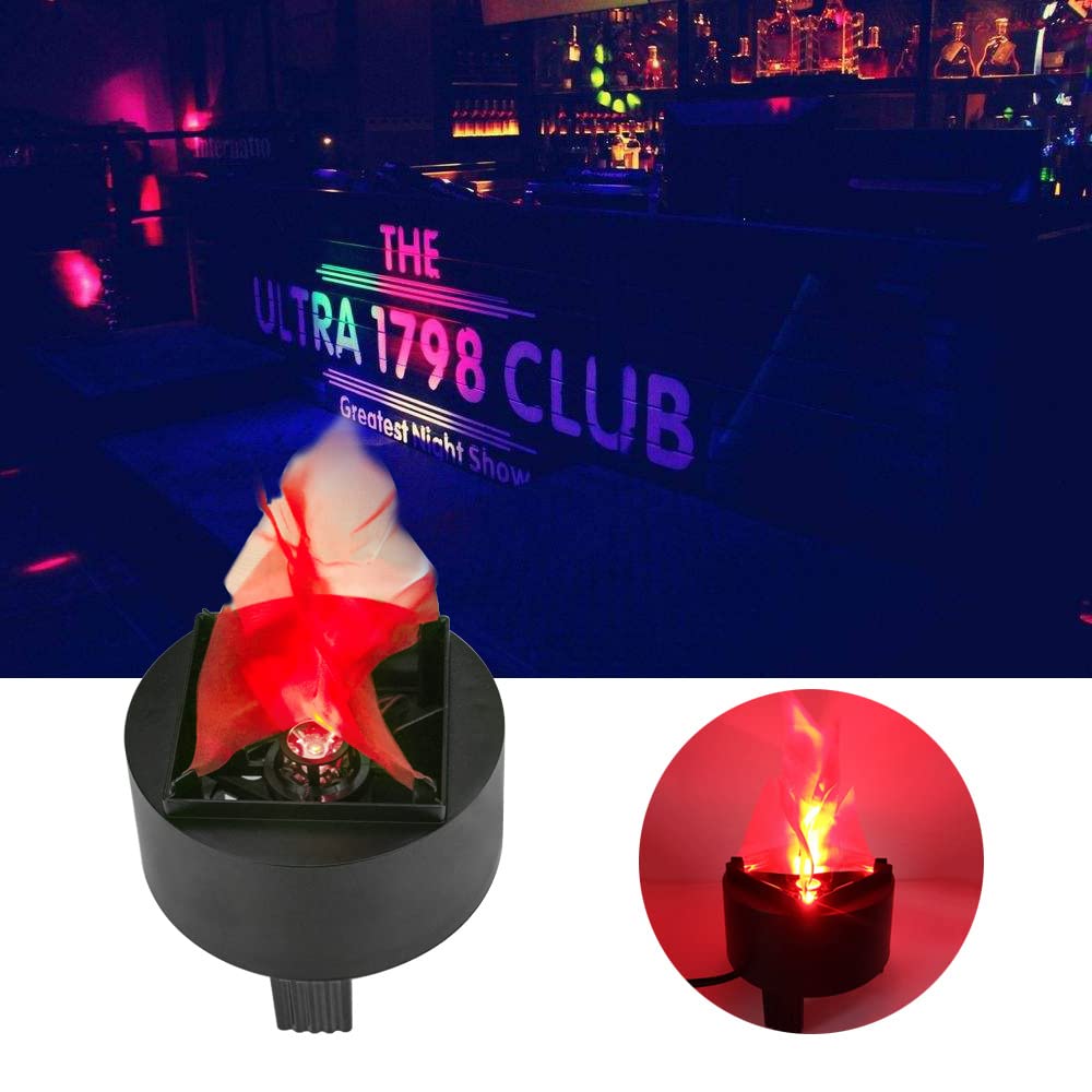 Lancoon 3D LED Fake Fire Flame Light, 3 Pack Artificial Flickering Flame Lamp Bulb Electric Campfire Effect Indoor for Christmas Halloween Festival Event Party Club Decoration