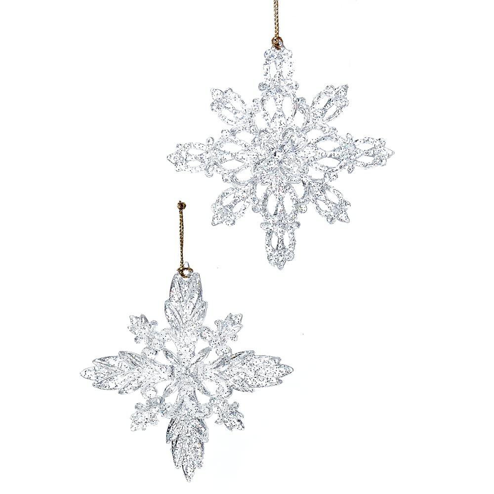 Kurt Adler W3613 Ornaments, Clear