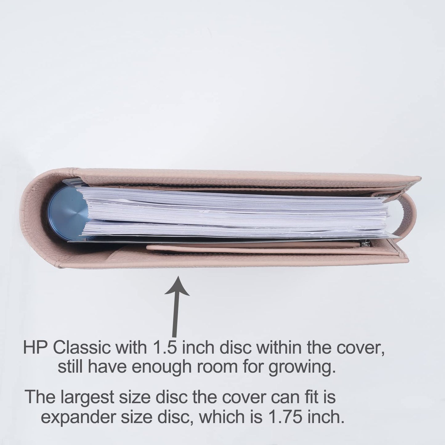 Moterm Leather Cover for HP Classic - with Pen Loop and Card Slots (Pebbled-Taupe)