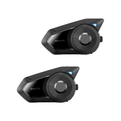 Sena 30K Motorcycle Bluetooth Headset Mesh Communication System with HD Speakers, Dual Pack