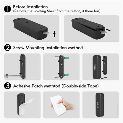 SECRUI Door Chime, Door Open Sensor Chime for Business/Home When Entering, Adjustable Volume, Easy Installation, 400ft Range, 52 Chimes, M508+D7