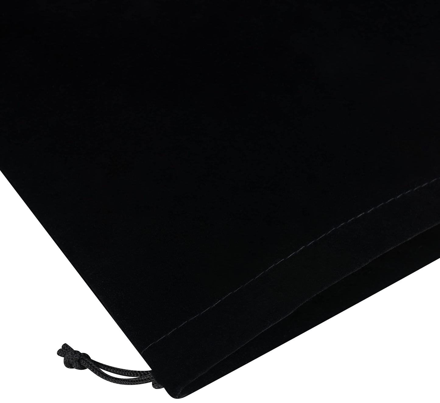 PALTERWEAR Velvet Drawstring Gift Bags - Bulk Wholesale (9 x 12 inch - 25 pack, Black)