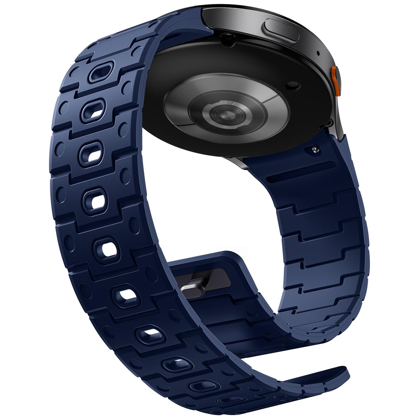 Bandletic Silicone Magnetic Band Compatible with Samsung Galaxy Watch 7 6 5 4 FE 40mm 44mm/Watch 6 4 Classic 43mm 47mm 42mm 46mm/Watch 5 Pro 45mm, 20mm No Gap Soft Sport Strap for Men Women