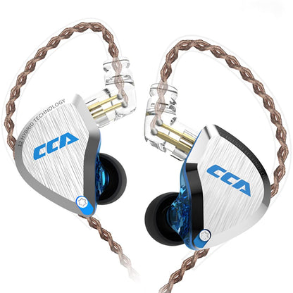 CCA C12 in Ear Monitor Headphones 5BA 1DD Hybrid HiFi IEM Earphones Noise Isolating Stereo Wired Earbuds for Musicians Audiophile Singers DJ