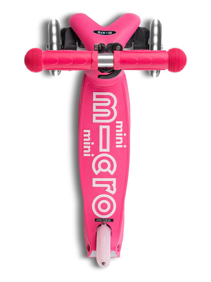 Micro Kickboard | Mini Foldable LED Kids Scooter for Ages 2-5 | Children up to 110 lbs | 3 Wheel Lean-to-Steer | Adjustable T Bar | Smooth Ride, Motion-Activated PU LED Wheels | Swiss Design