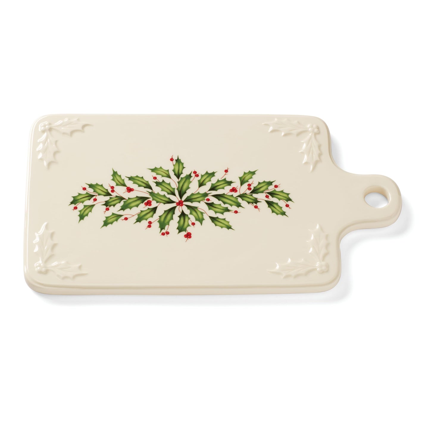 Lenox 890760 Holiday Porcelain Cheeseboard, Christmas Hosting
