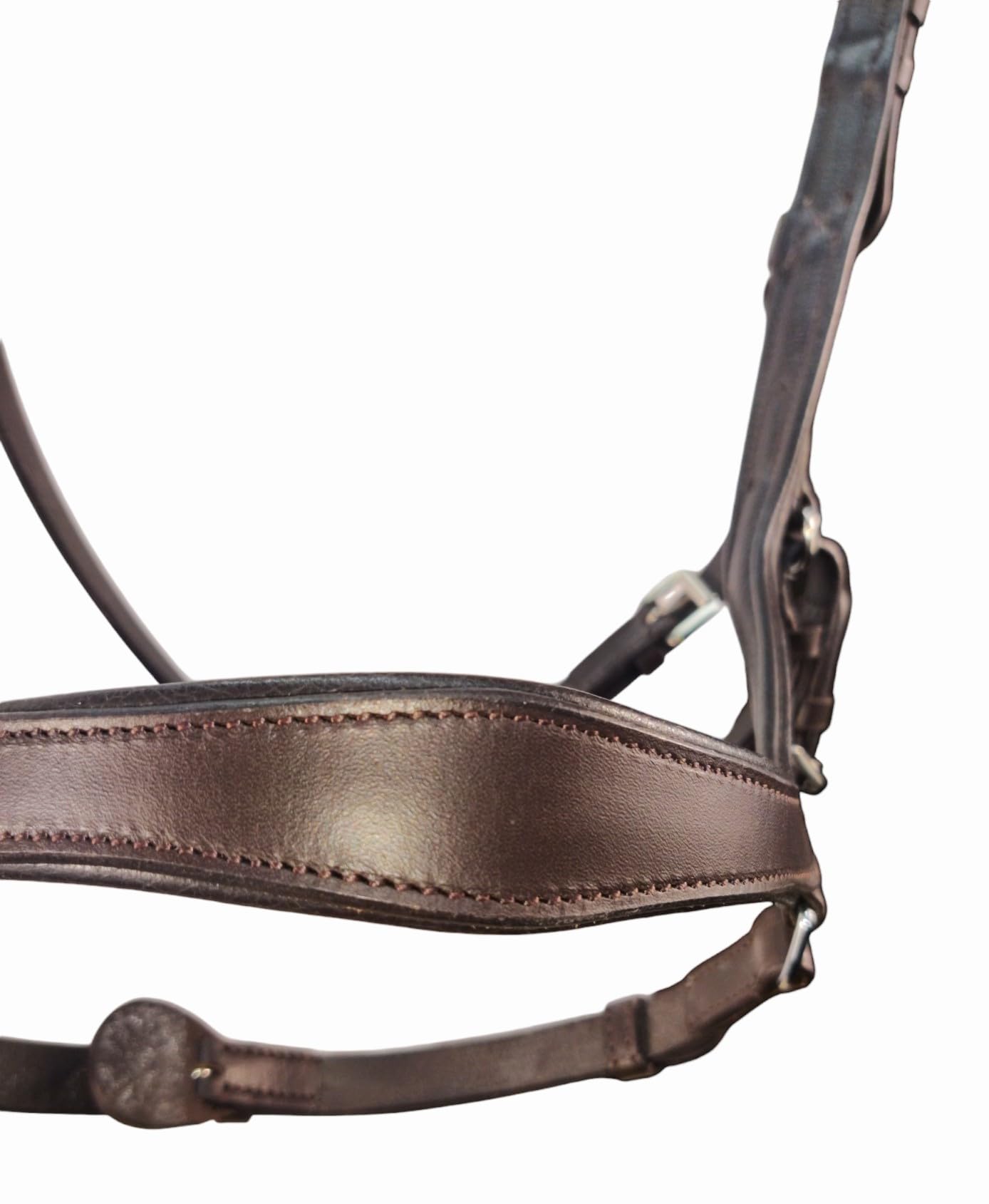 Bello-Equine Pressure Relief Comfort Ergonomic Horse Bridle Havana Brown | Ergonomic | Comfortable | Durable (Bridle + Leather Reins, Full/Horse)
