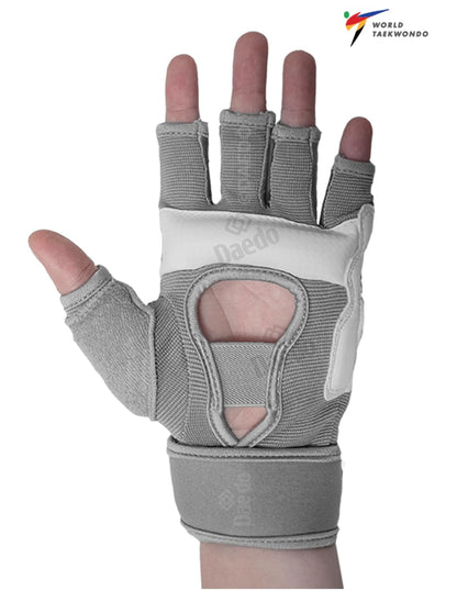 WT Recognized Taekwondo Hand Protector for International Competitions, Sponge, Synthetic Leather & Stretch Fabric – Comfortable and Durable Protection