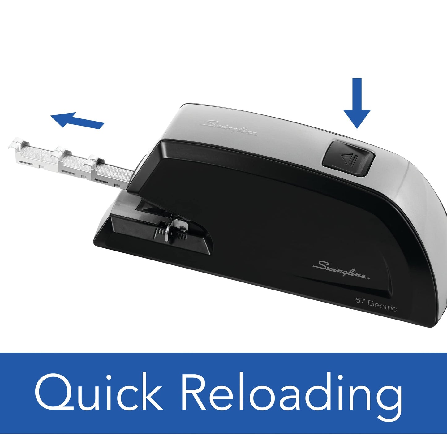 Swingline Heavy Duty Commercial Electric Stapler, 20 Sheet Capacity, Metal, Black (06701)