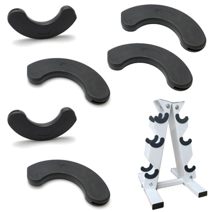 SquEqu 10 Pack Dumbbell Weight Rack Corner Protector Replacement Pads C Shaped Frame Bumper Protective Cover for A-Frame Dumbbell Rack Stand Dumbbell Weight Set Vertical Racks