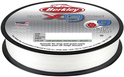 Berkley X9 Braid Fishing Line - Durable, High-Performance Fishing Line | 150 Yards, 30 lb Test