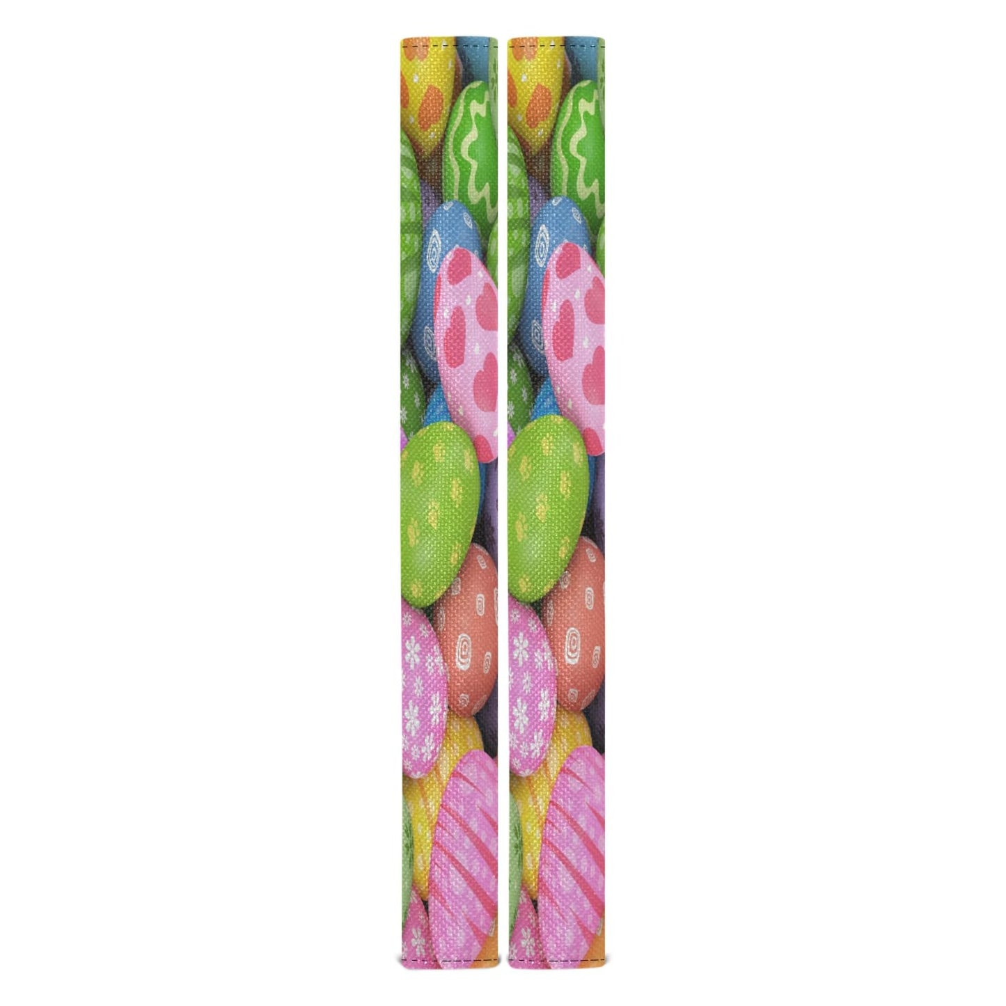 Easter Eggs Refrigerator Door Handle Covers Spring Easter Day Kitchen Appliances Gloves For Microwave Dishwasher Fridge Door Cloth Protector 2pcs