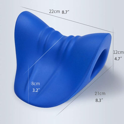 RESTCLOUD Neck and Shoulder Relaxer, Cervical Traction Device for TMJ Pain Relief and Cervical Spine Alignment, Chiropractic Pillow Neck Stretcher
