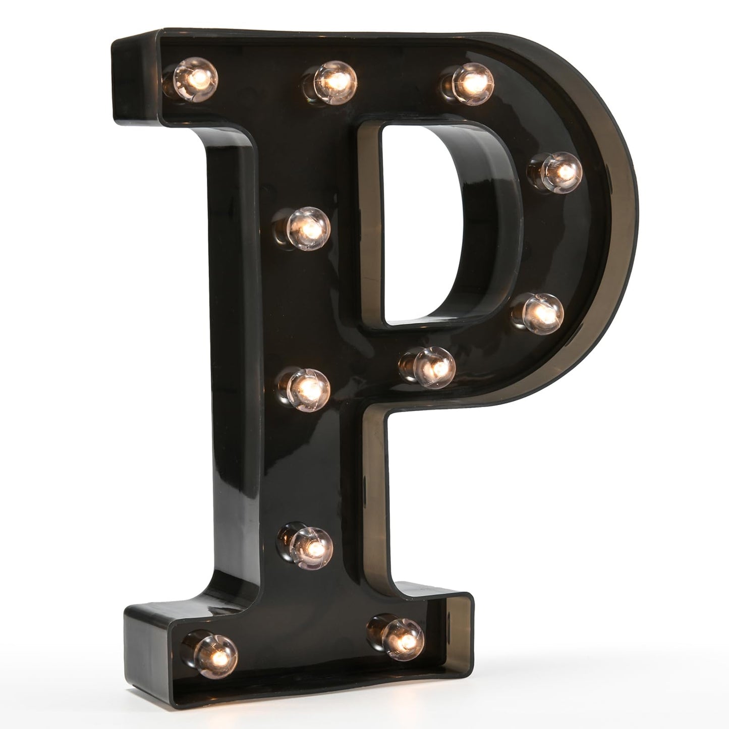 OYCBUZO Light Up Black Alphabet Marquee Letters Sign LED Marquee Number Lights Sign for Night Light Home Bar Christmas Lamp Birthday Party Wedding Decoration P