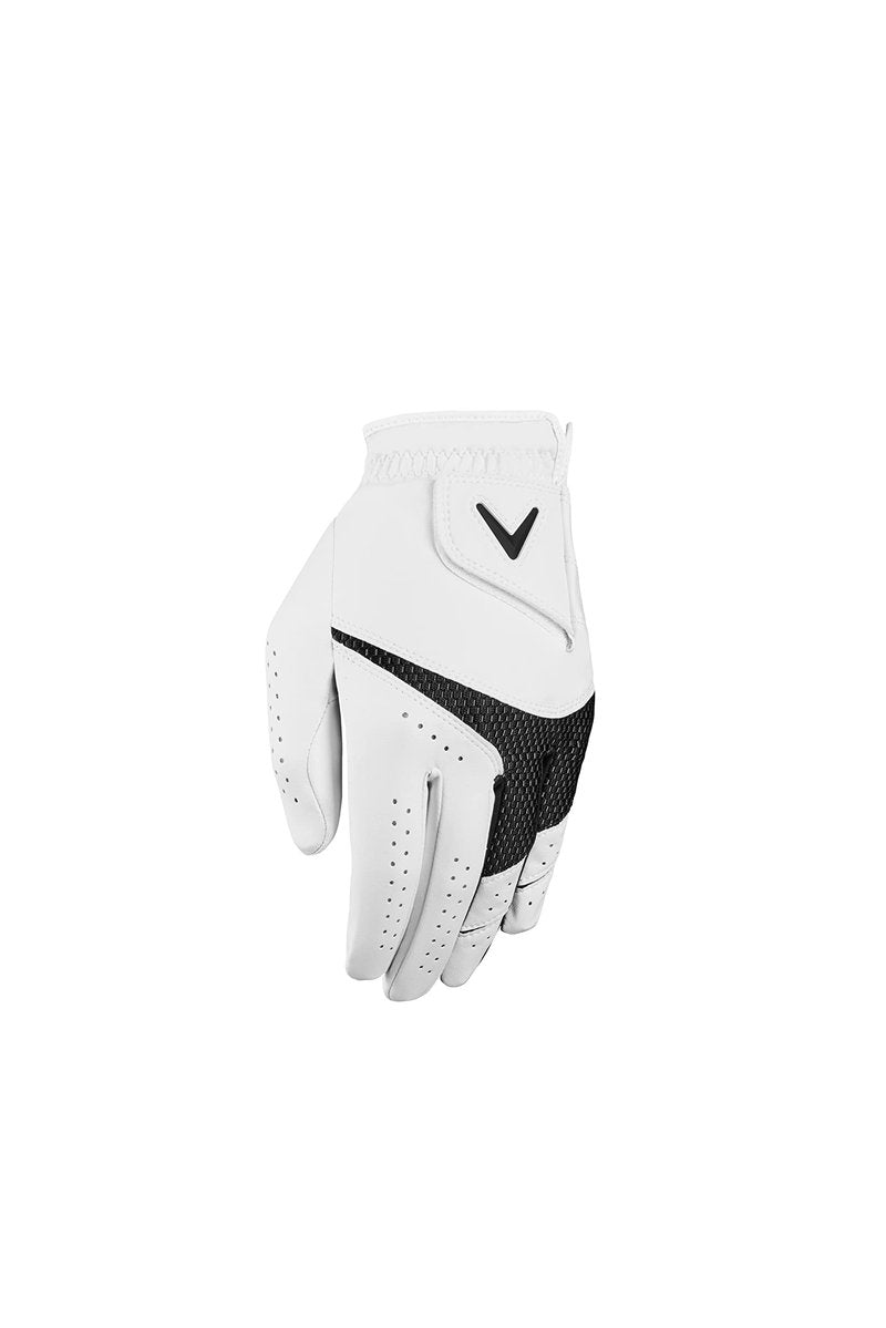 Callaway Golf Weather Spann Glove (Worn on Left Hand,White,Small,Ladies)