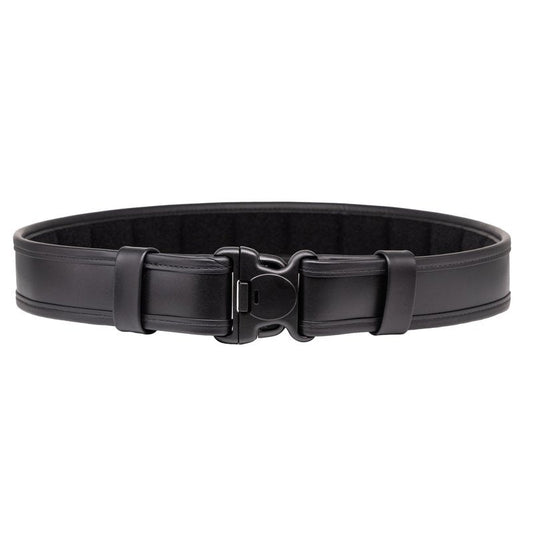 Bianchi 7955 ErgoTek Duty Belt with Tri-Release Buckle, Fits 2.25 Inches (58 MM) Belt Loops, Plain Black, 34-36