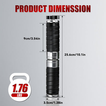 Portable Wrist Roller, Adjustable Resistance Wrist & Forearm Strengthener, Wrapped Handle Grip Strength Trainer, Exercise Equipment for Climbers, Weightlifters, Martial Artists, Aluminium Alloy