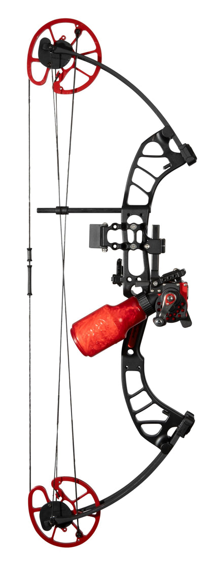 Cajun Bowfishing Shore Runner EVW Bow, Enhanced Accessories, Right and Left Handed Archers, 32" Bow, 7" Brace Height, Adjustable Draw Weight Range 20-50lbs, Draw Length Up to 30", Lightweight