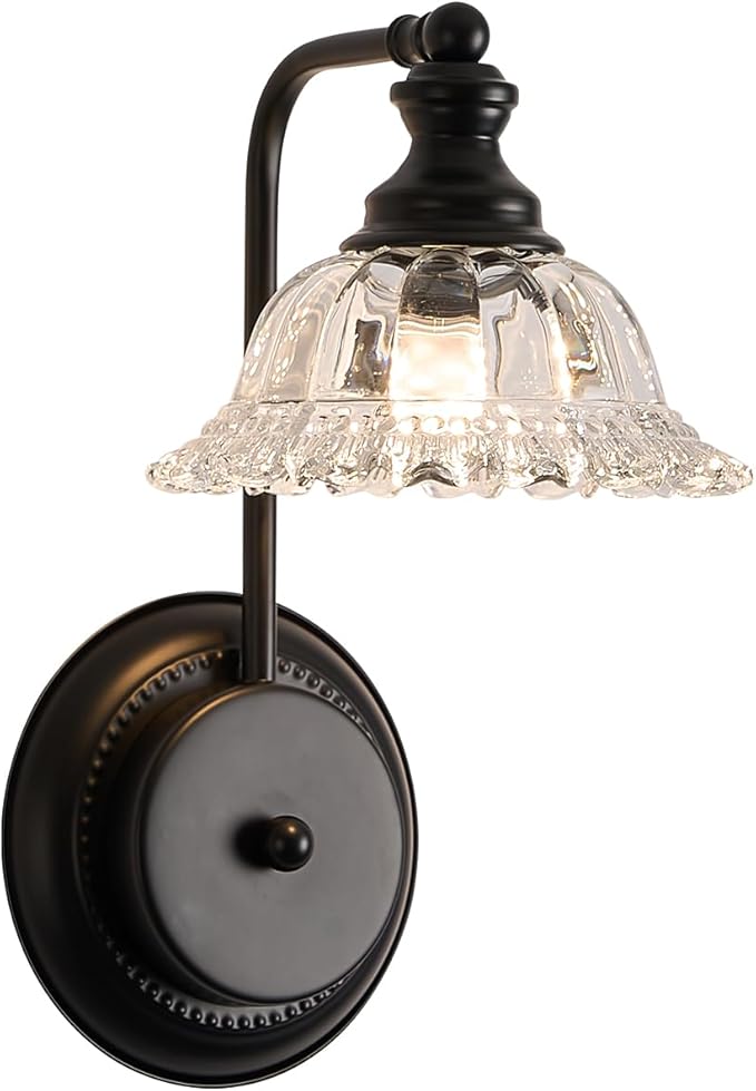 Black Wall Sconces 1 Light Wall Sconce Lights for Living Room