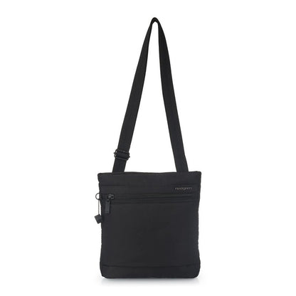 Hedgren LEONCE Crossbody Bag - RFID Protection, Zip Lock, Pen & Slip Pockets, Water-Repellent, 0.92L - Black