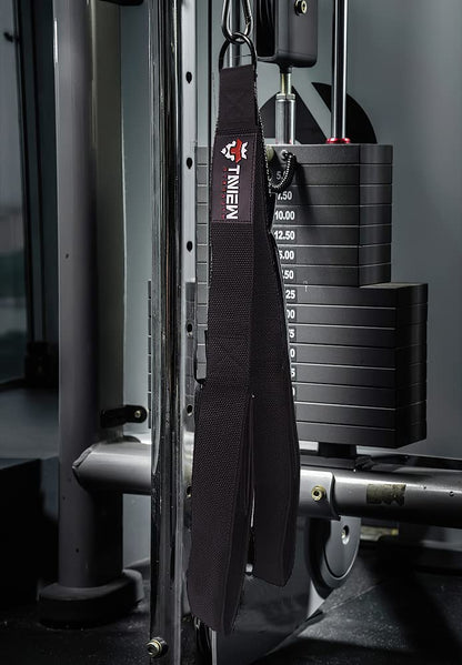 TAVIEW Tricep Rope Cable Attachment (Two Lengths Built in One) Greater Range of Motion,Tricep Pull Down Rope Extension Straps Cable Crossover Accessories