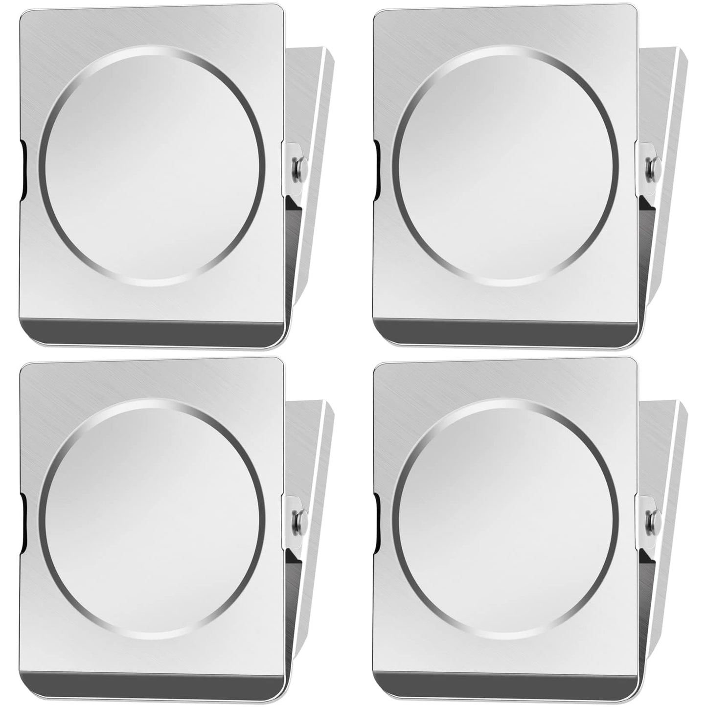 FINDMAG 4 Pack Clip Magnets 2.2 Inch Extra Large Magnetic Clips Heavy Duty, Office Magnetic Clips, Clip Magnets for Home, Office, Whiteboard, Kitchen etc.