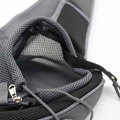 Pet Dog Sling Carrier, Breathable Mesh Portable Travel Safe Pet Sling Shoulder Bag Carrier with Adjustable Non-Slip Shoulder Strap for Small Dogs Cats Puppy (Small, Pink)