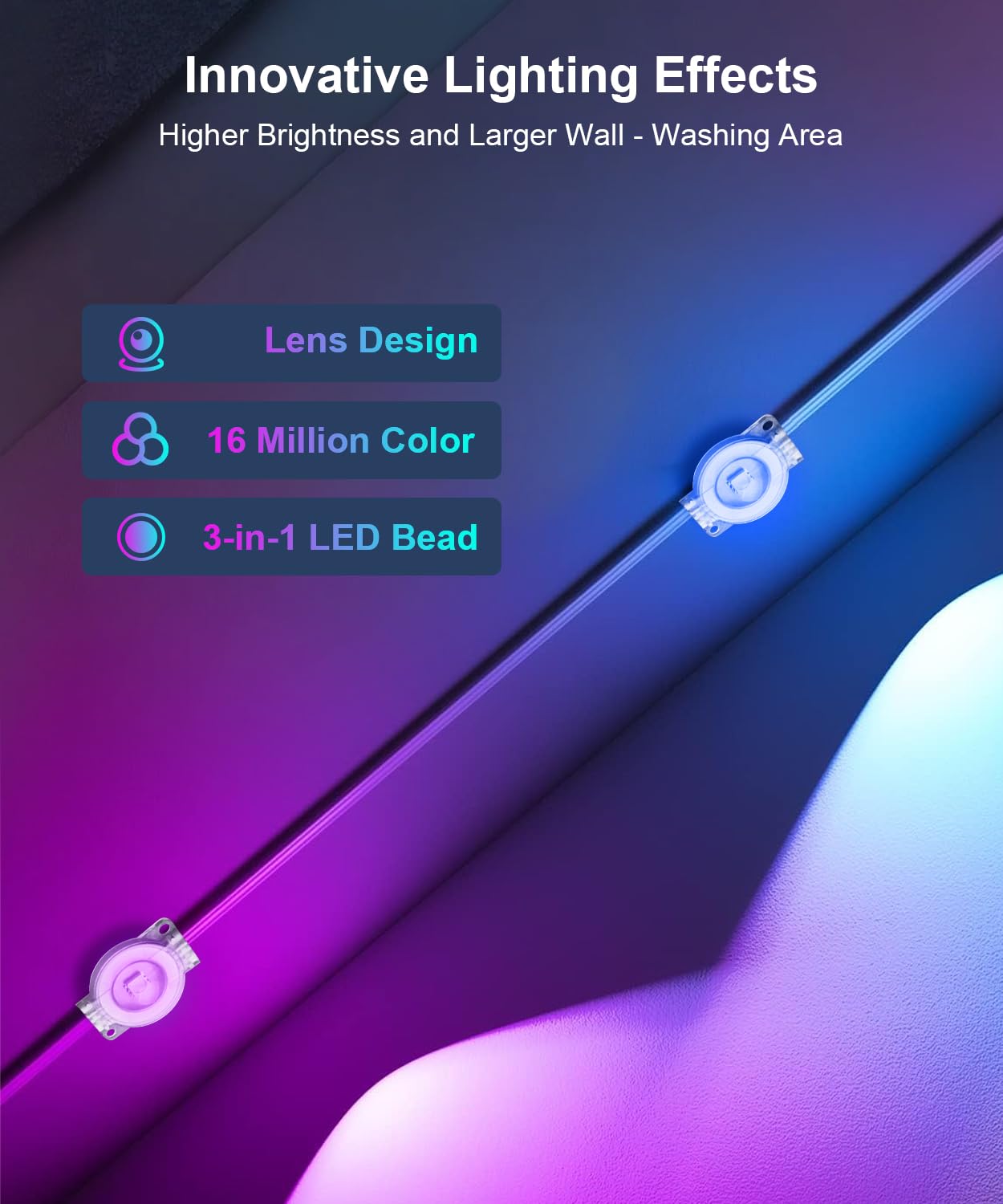 Nexillumi 300ft Permanent Outdoor Lights for House, 2025 New Smart RGB Christmas Lights Outdoor with APP Remote Control, IP67 Waterproof Eternity Eaves Lighting for Halloween Christmas Decorations