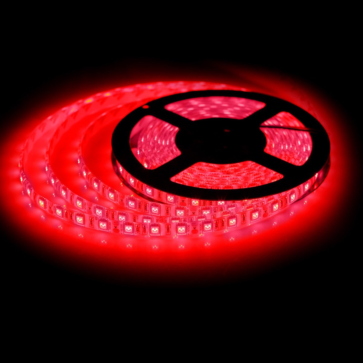 SUPERNIGHT Red LED Strip Lights Waterproof, 16.4ft 300leds Rope Lighting, Flexible Tape for TV, Boat, Vehicles, Cars, Dome, Room