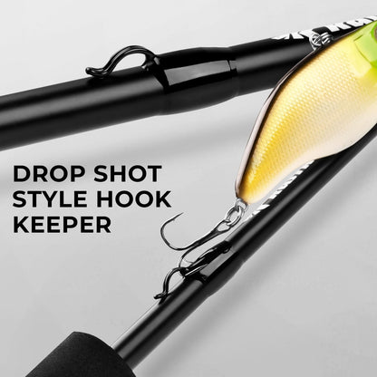 KastKing Crixus Fishing Rods, Casting Rod 7ft -Heavy - Fast-2pcs