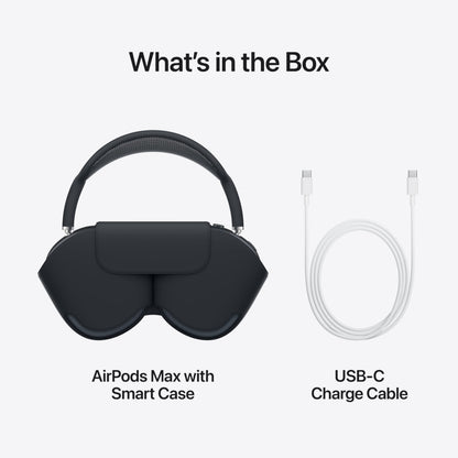 Apple AirPods Max Wireless Over-Ear Headphones, Pro-Level Active Noise Cancellation, Transparency Mode, Personalized Spatial Audio, USB-C Charging, Bluetooth Headphones for iPhone - Starlight