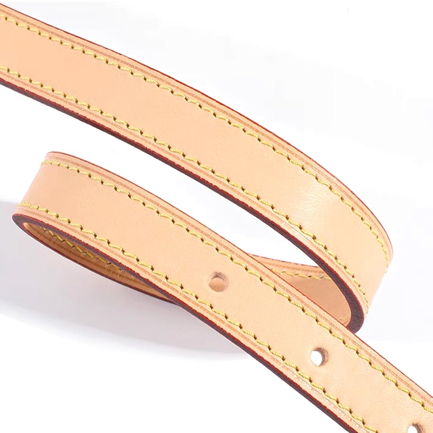 Vachetta Leather Crossbody Strap for SPEEDY L V Handbag Replacement Shoulder Strap（Length39-47 in*Width 0.7in）