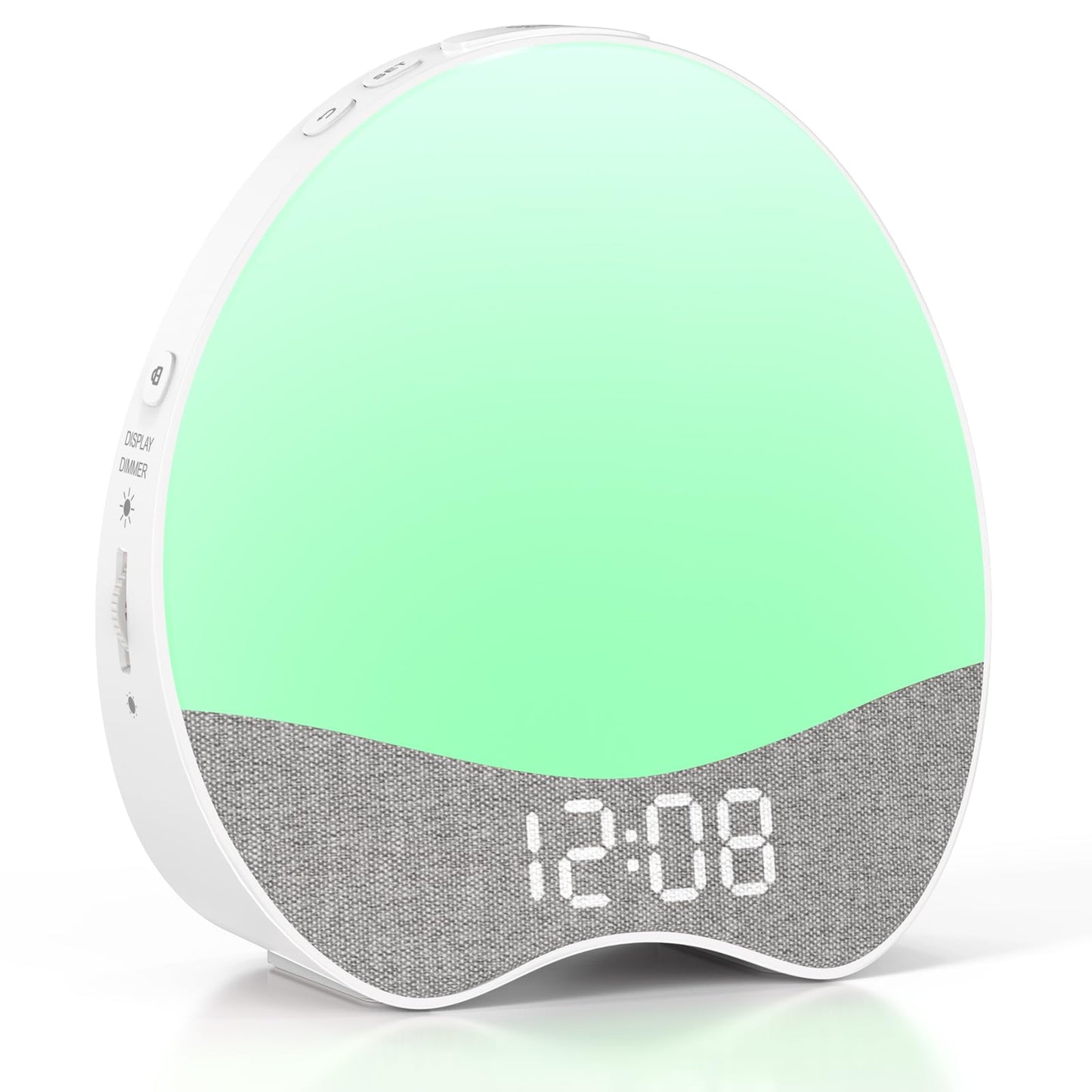 Ok to Wake Alarm Clock for Kids, Sleep Trainer with Night Light, White Noise Sound Machine, Dimmable Digital Display, 21 Soothing Sounds, Gentle Wake-up, Child Lock, for Kid, Toddler, Bedside, Bedroom