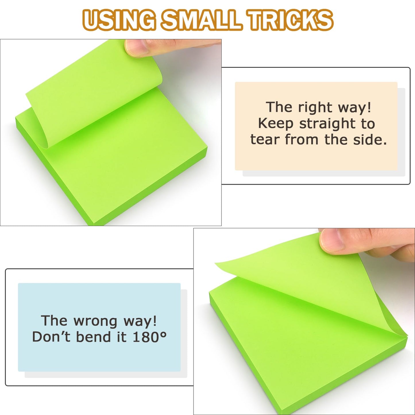 Pop Up Sticky Notes 3x3 inch Bright Colors Self-Stick Pads 24 Pads/Pack 70 Sheets/Pad Total 1680 Sheets
