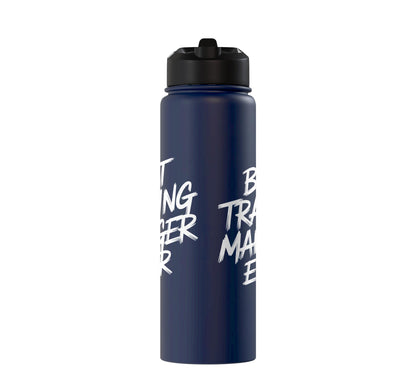 Best Training Manager Ever Funny Training Manager Stainless Steel Insulated Water Bottle