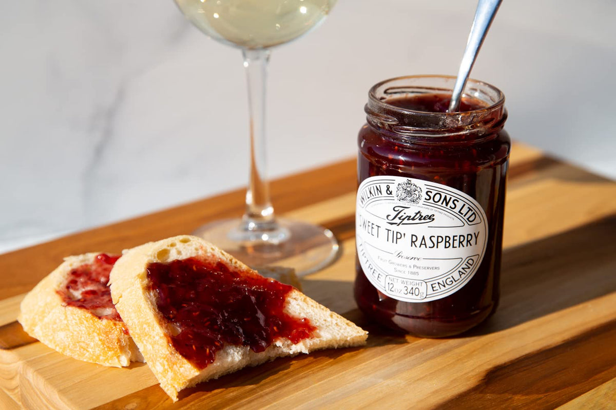 Tiptree Sweet Tip Raspberry Preserve, 12 Ounce Jar