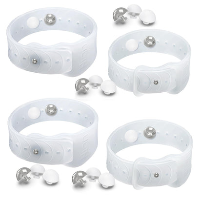 Motion Sickness Bands Sea Sickness Wristbands Acupressure Nausea Wristband/,Natural Relief of Nausea Headaches,Insomnia,Anxiety,Sleep Aid, Morning Sickness,Motion Sickness（2Pairs Transparent）