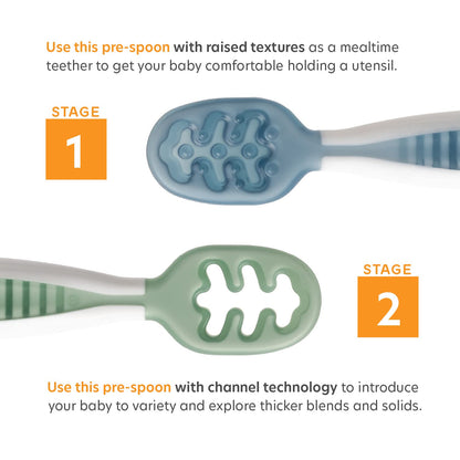 NumNum Suction Bowls for Babies & Toddlers, Extra Strong Non-Slip Suction, 100% Food-Grade Silicone, BPA-Free, Microwave & Dishwasher Safe, Baby-Led Weaning Bowls for 4+ Months & GOOtenils Green