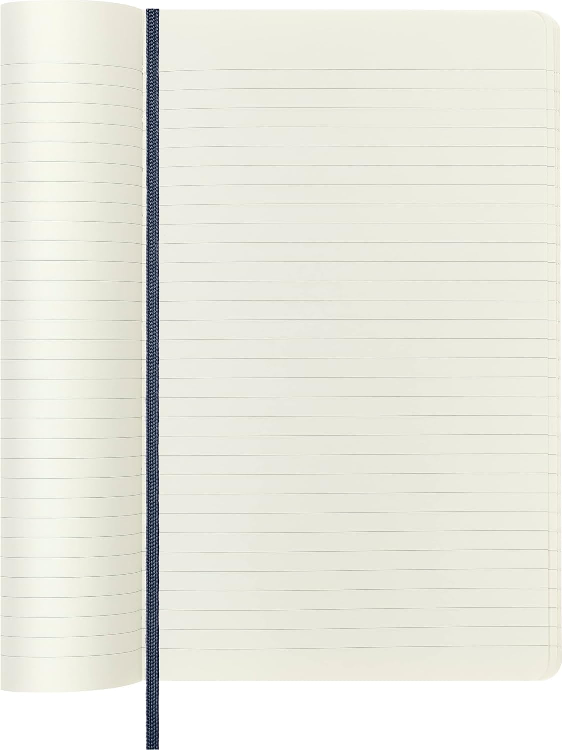 Moleskine Classic Notebook, Soft Cover, Large (5" x 8.25") Ruled/Lined, Sapphire Blue, 192 Pages