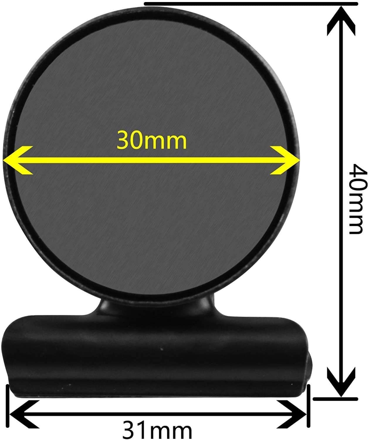 VNDUEEY 140 Pack Fridge Magnets Refrigerator Magnets, Strong Magnetic Clips Heavy Duty, Magnet Clips For Whiteboard , Magnets For Fridge Locker Office Accessories (Black)