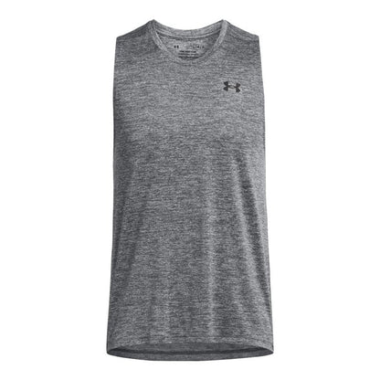 Under Armour Men's Tech Tank Top, (025) Castlerock / / Black, X-Large