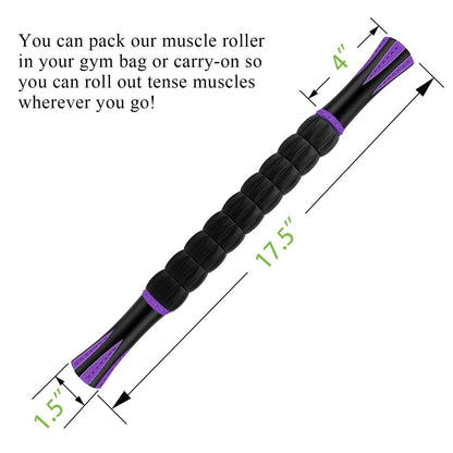 MZDXJ Muscle Roller Massage Roller Stick for Athletes, Help Reducing Muscle Soreness Cramping Tightness Leg Arms Back Calves Muscle Massager