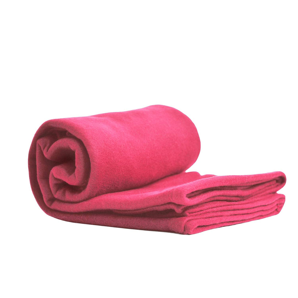 Wolf Essentials Cozy-Soft Microfleece Travel Blanket, 50x60 Inch, Lightweight, Compact, Perfect for Airplane and Car, Pink