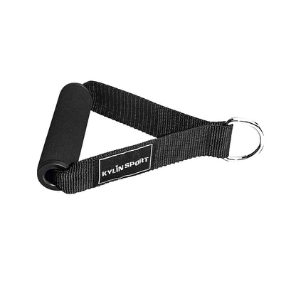 KYLIN SPORT 1 Pair of Resistance Bands Exercise Handles for Gym Heavy Duty Nylon Straps Foam Handles Replacement Fitness Equipment