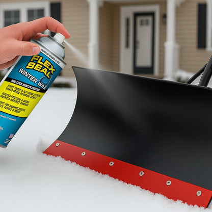 Flex Seal Winter Wax, Repels Snow and Ice, Non-Stick Winter Coating, Shovels, Plows, Snowblowers, Skis and Snowboards, Metal, Fiberglass, Painted and Plastic Surfaces, Clear, 11 oz, Pack of 1